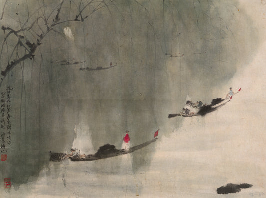 Spring in Jiangnan by Fu Baoshi