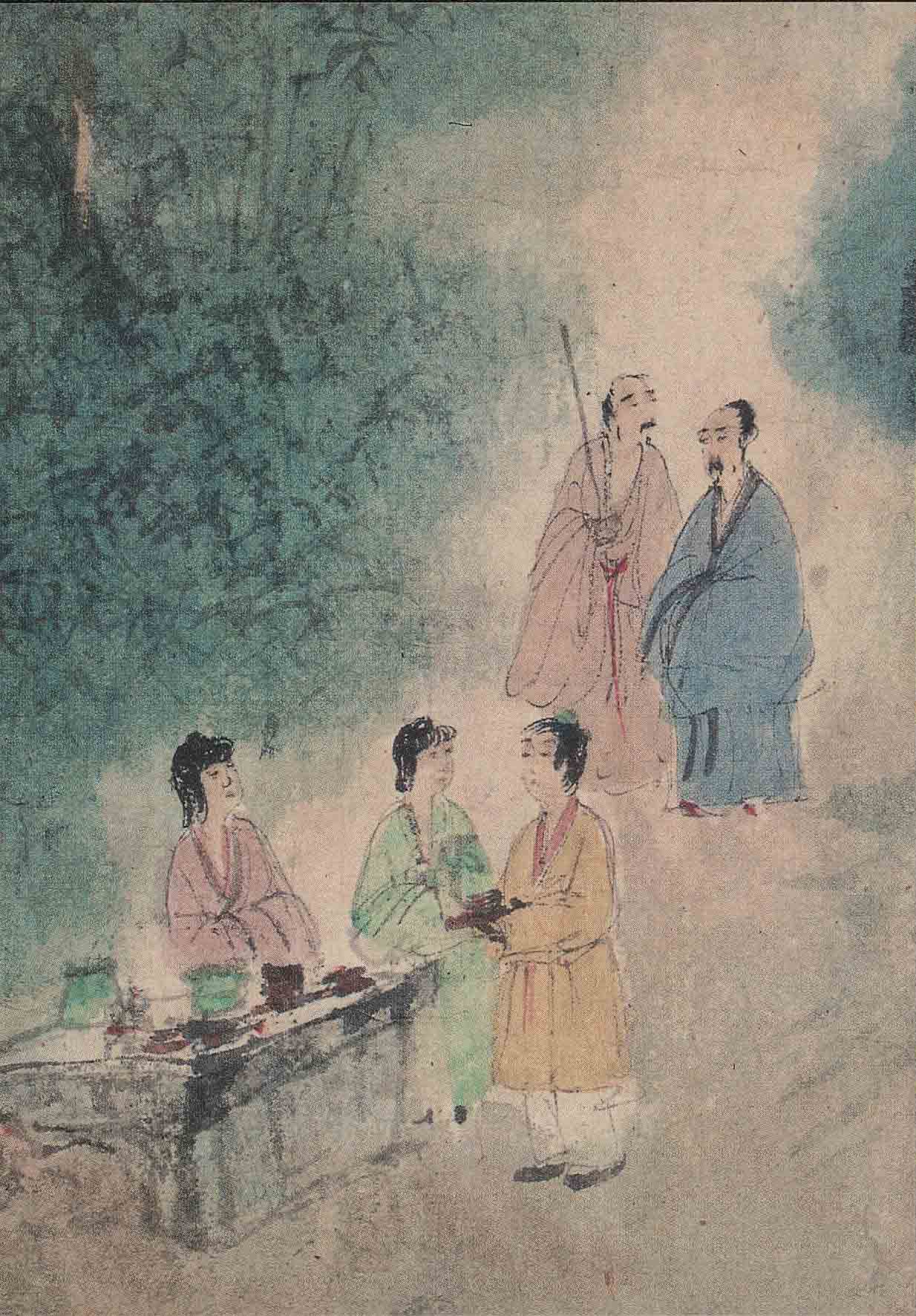 LN1 Postcard – ‘Scene at the Orchid Pavilion’ by Fu Baoshi