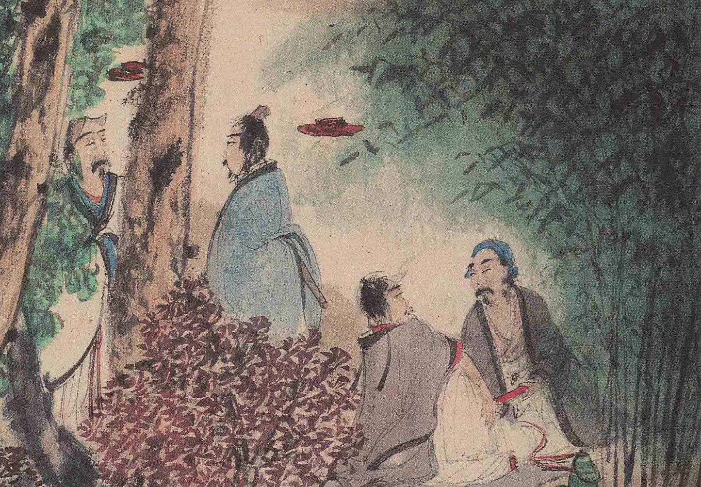 LN1 Postcard – ‘Scene at the Orchid Pavilion’ by Fu Baoshi