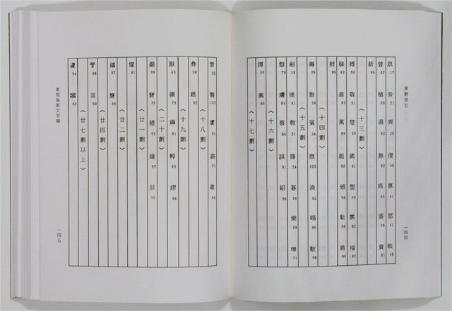 F2 Comprehensive Index of Eastern Chou Bird-script