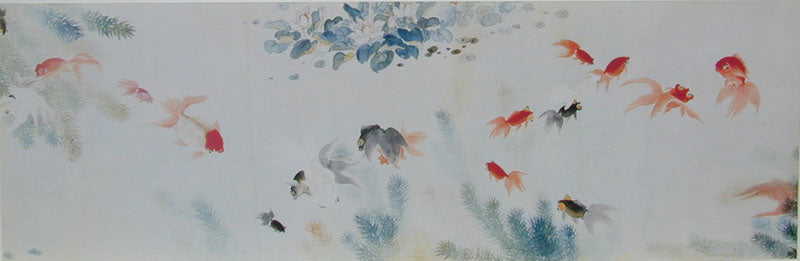 As2 Jin Zhang – The Joy of Gold Fish (Art Print)